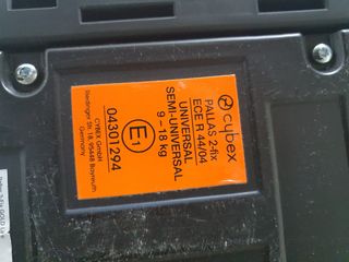 Silla Cybex Solution MFix 15-36 kg