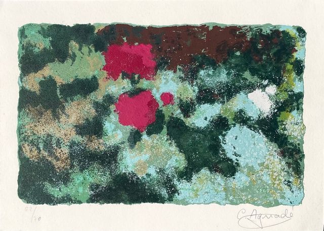 Serigrafía firmada Carmen Aguadé