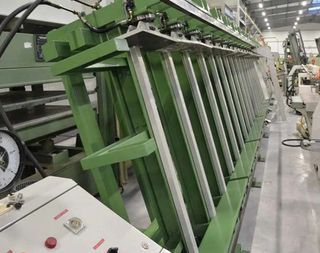 PRENSA ENCOLADORA 11,5 m 22 cilindros prensa marco