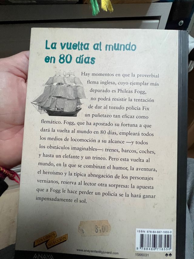 Libros LA VUELTA AL MUNDO EN 80 DÍAS