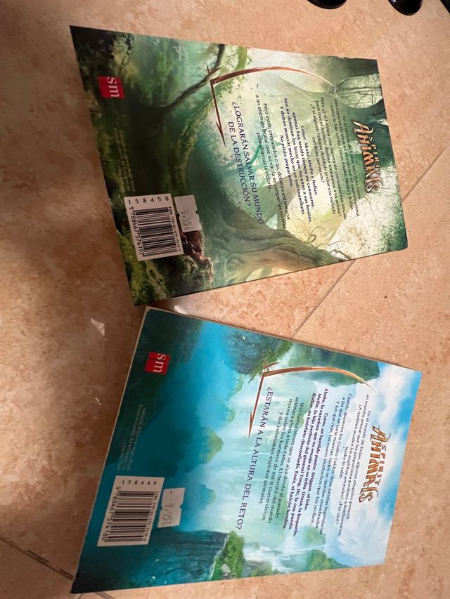 Libros SPIRIT ANIMALS libro 1 y 2