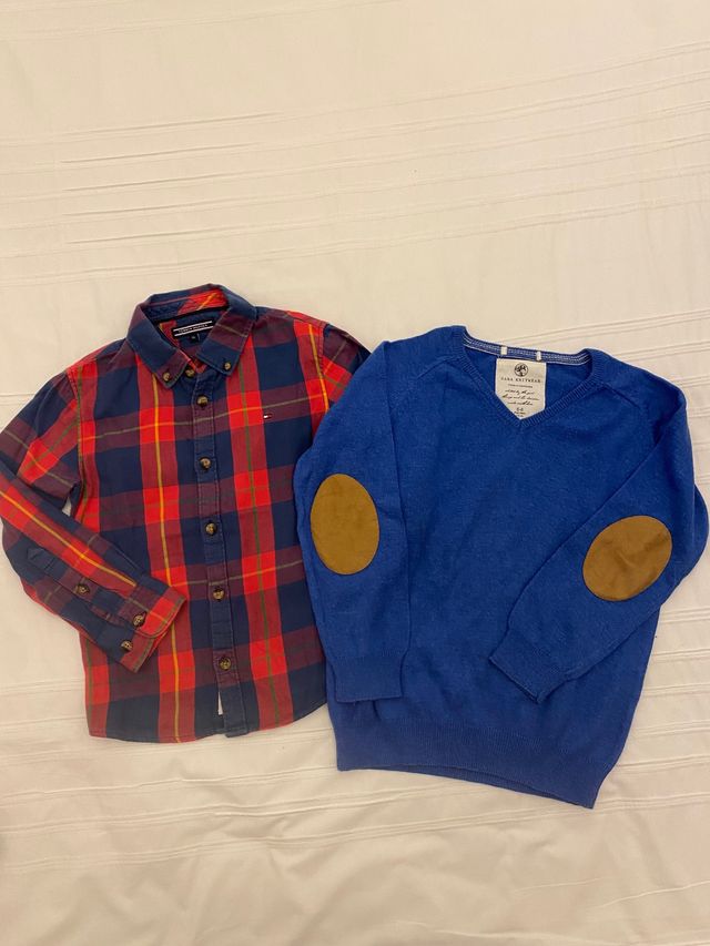Camisa Tommy Hilfiger (116) + jersey (118) regalo