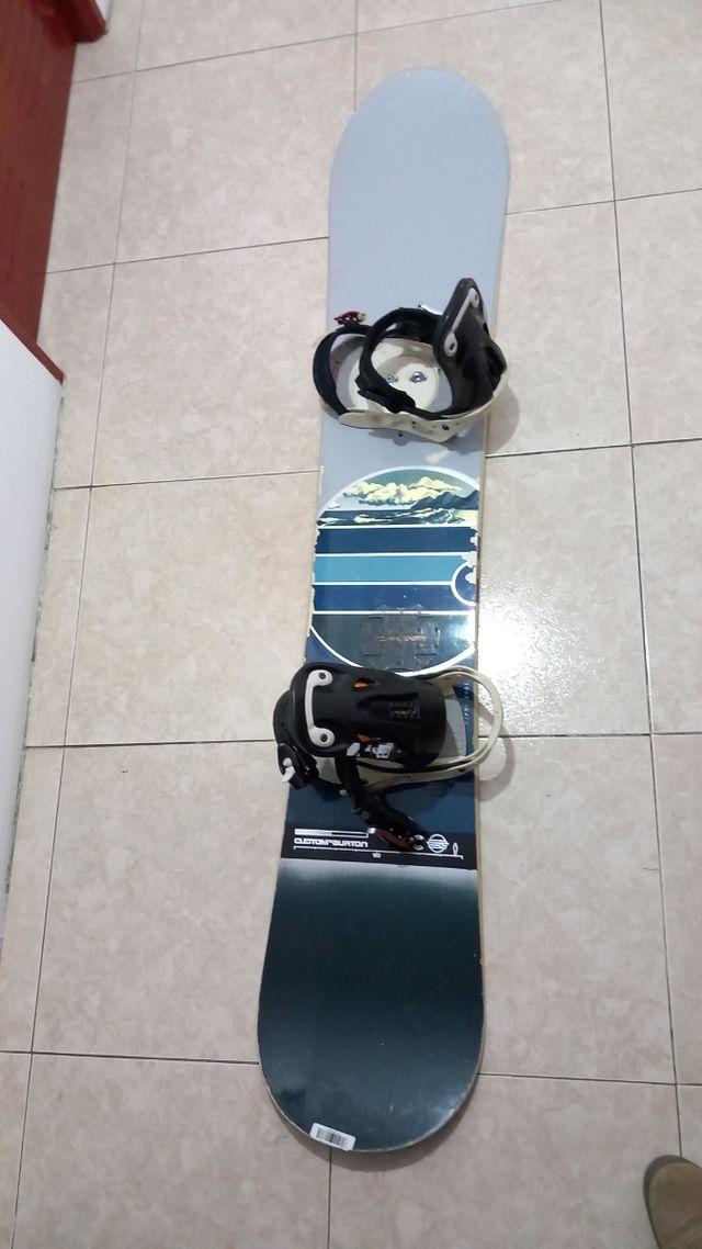 snowboard y fijaciones