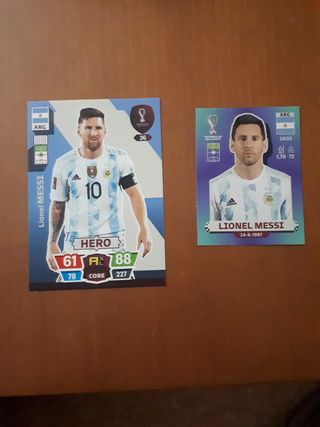 cromos Messi Mundial qatar 2022