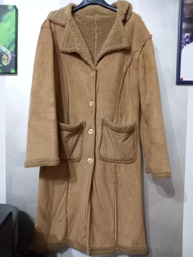 cappotto scamosciato vintage