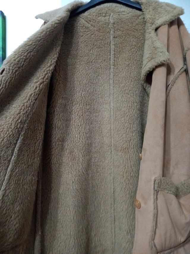 cappotto scamosciato vintage