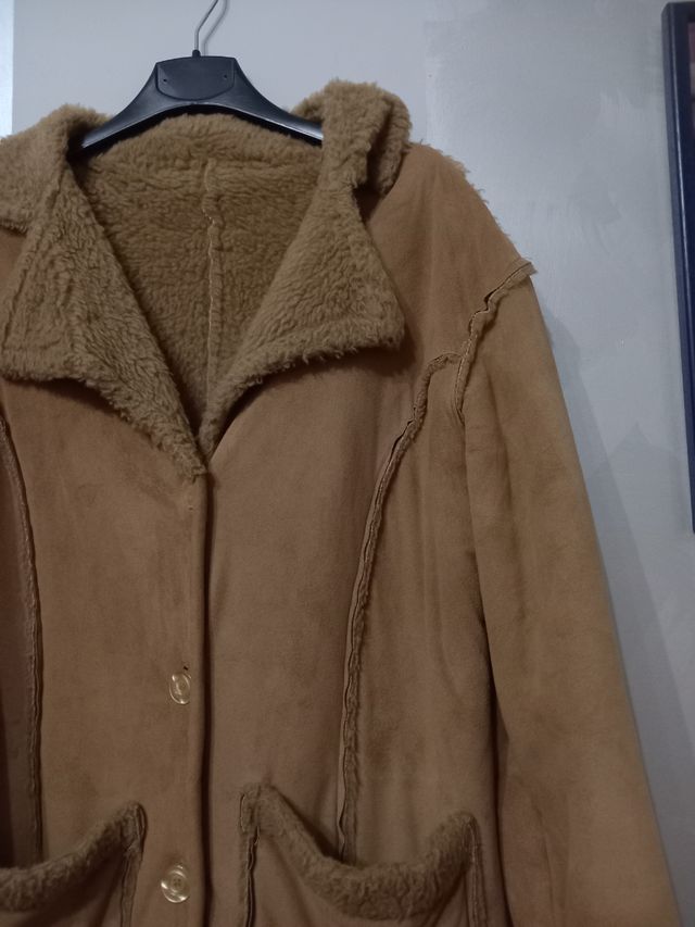 cappotto scamosciato vintage