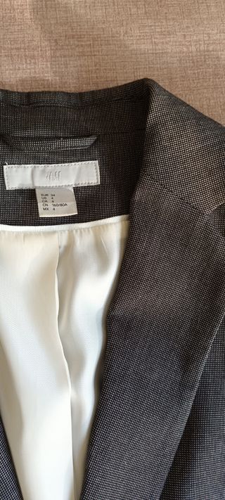 Blazer cinza da H&M 