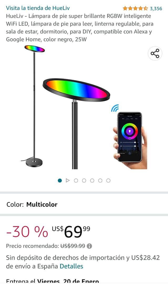 LAMPARA INTELIGENTE 🌈🌈 NUEVAS!!!😁