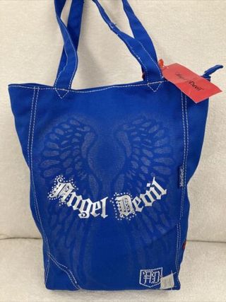 Shopper borsa 2 manici Angel & Devil CON GLITTER C
