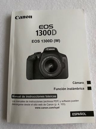 Cámara réflex Canon EOS 1300D