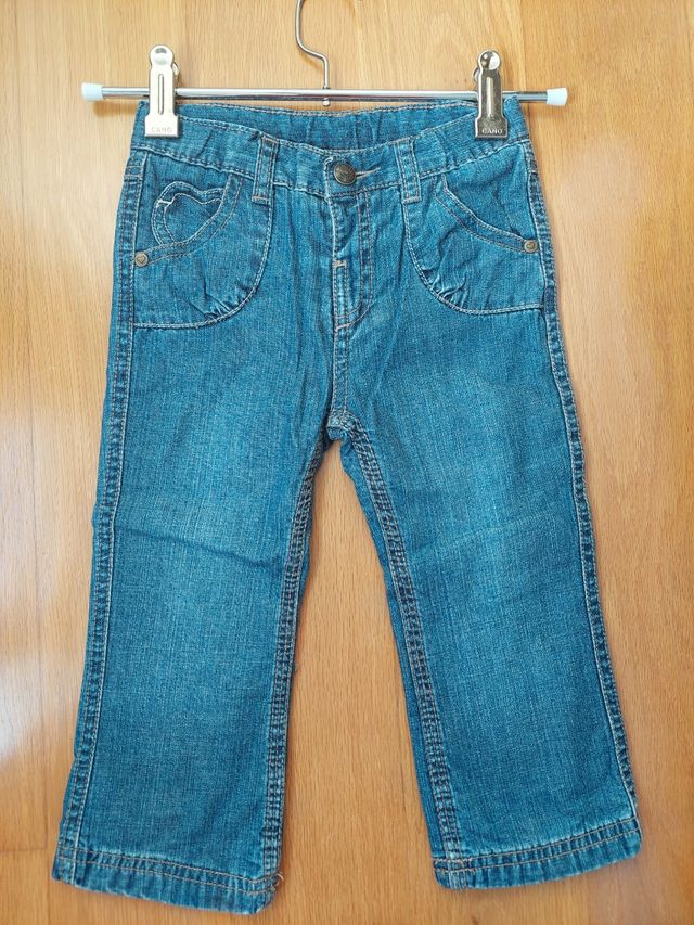 Pantalon vaquero bebé niña