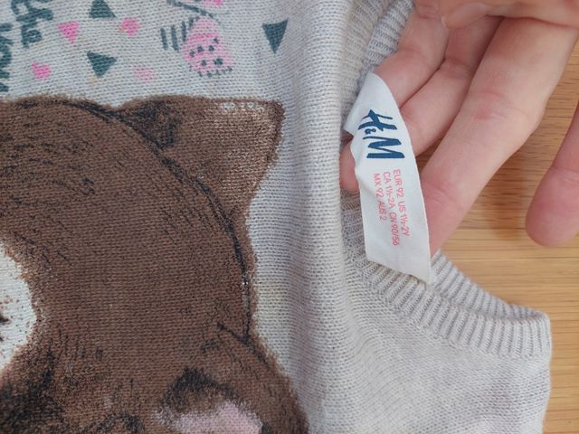 Jersey H&M para bebé niña