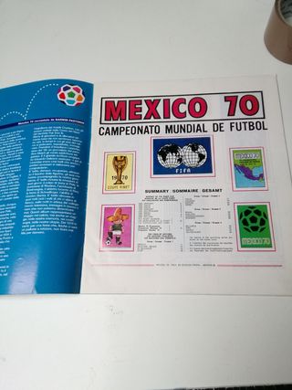 raro album mondiali 1970