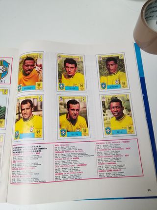 raro album mondiali 1970