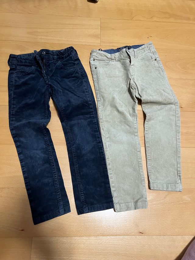 Pantalones pana niño