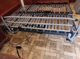 Somieres articulados, colchones y barrera de segu