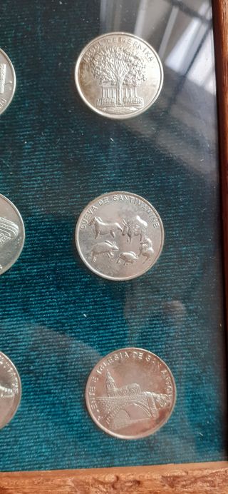 CUADRO MONEDAS DE PLATA 