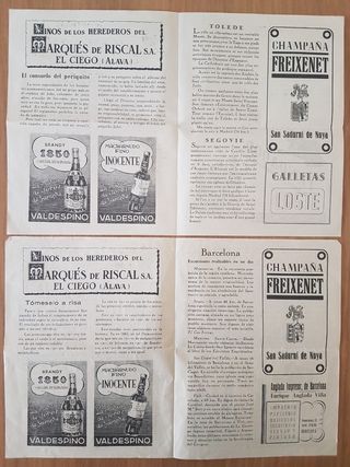 Folletos de viajes en crucero a Canarias