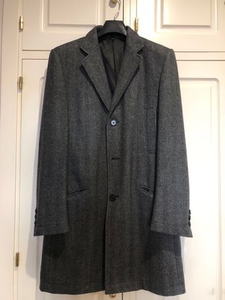 Elegante Abrigo gris oscuro