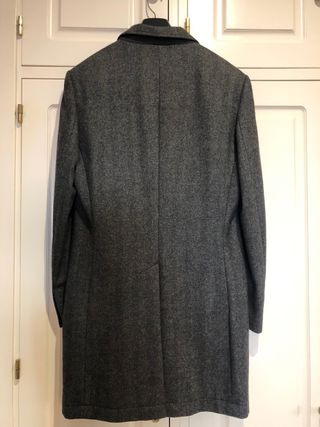 Elegante Abrigo gris oscuro