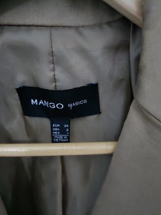 americana de Mango de mujer talla xs