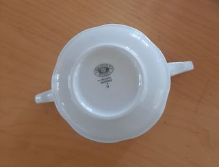 Set 3 tazze da consommè in porcellana anni 50-60