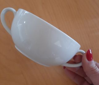 Set 3 tazze da consommè in porcellana anni 50-60