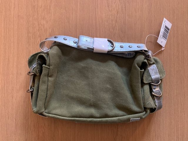 Bolso de mano - Lona - Verde - Nuevo