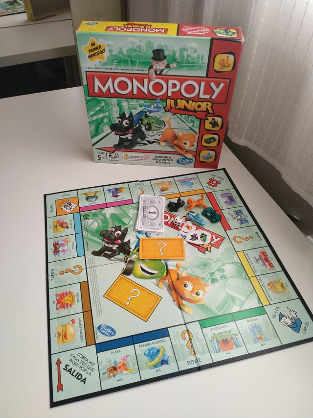 Juego Monopoly junior de Hasbro