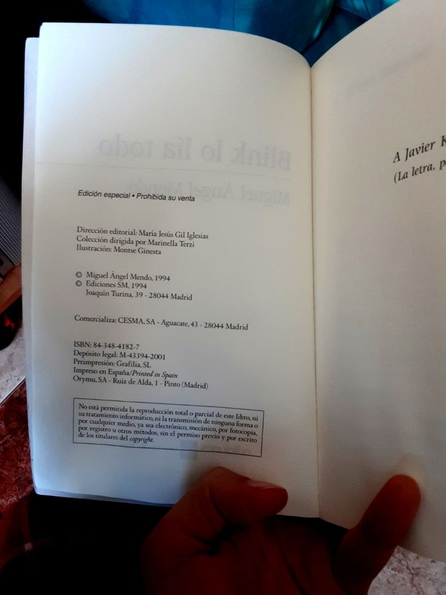 Libro Blink lo lía todo - Miguel Ángel Mendo