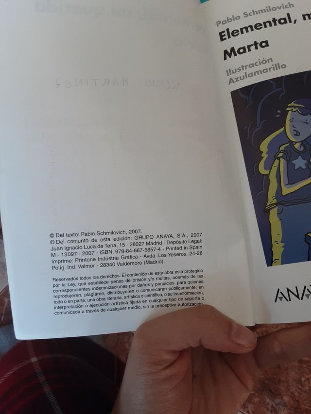 Elemental, mi querida Marta - Pablo Schmilovich