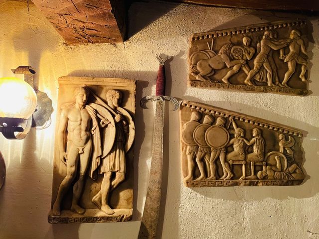 Frisos marmolina estilo romano griego