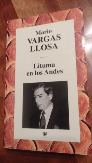 Libro "Lituma en los Andes". Mario Vargas Llosa