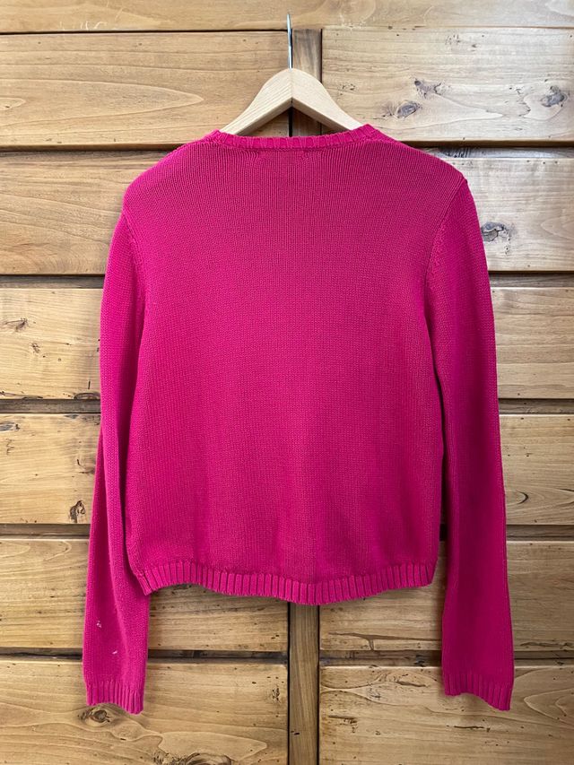 Suéter tricotado de pão e chocolate 12-14