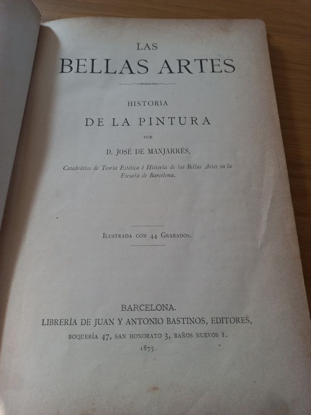 vecchi libri di Belle Arti e altro