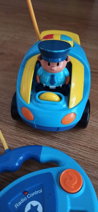 Coche policía. Control remoto. 