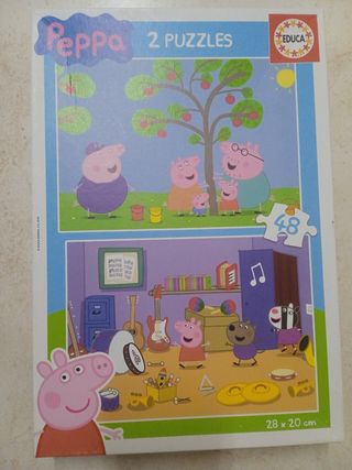 2 puzzles Pepa Pig