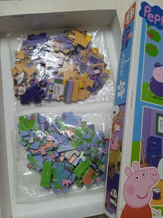 2 puzzles Pepa Pig