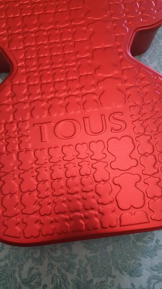 preciosa caja lata de Tous en rojo