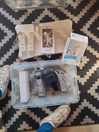 wii + wii play + wii balance + juegos