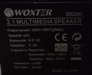 ALTAVOCES WOXTER 2.1 MULTIMEDIA