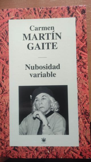 Libro "Nubosidad variable". Carmen Martín Gaite