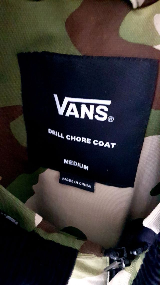 Giubbotto Woodland Camouflage VANS Nuovo