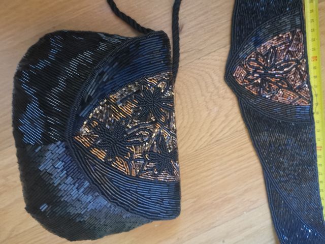 bolso pedrería y cinturón