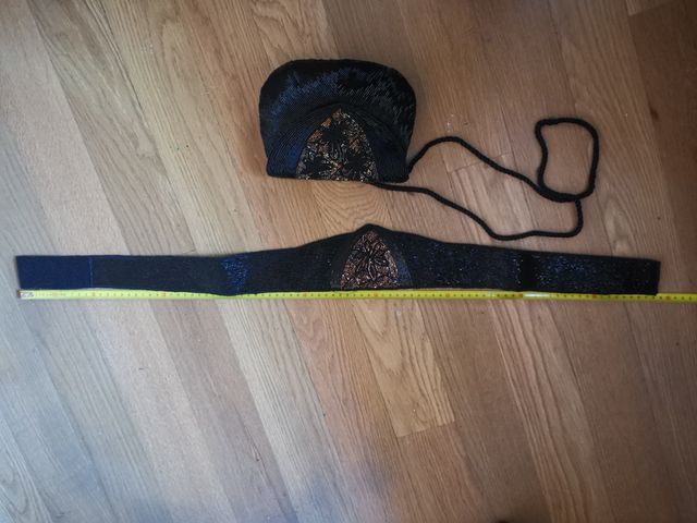 bolso pedrería y cinturón