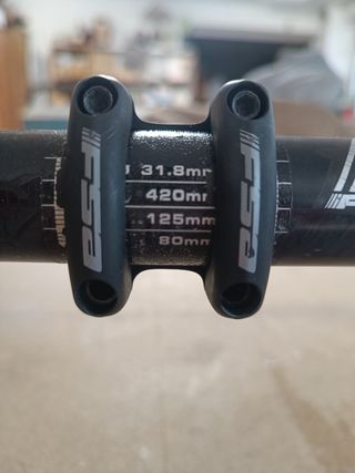 manillar carbono+potencia FSA