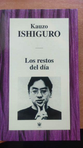 Libro "Los restos del día". Kauzo Ishiguro