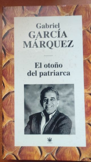 Libro "El otoño del patriarca" G. García Márquez