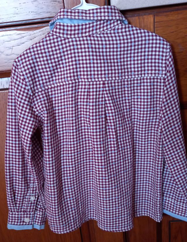 camicia a quadri bimbo chicco